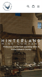 Mobile Screenshot of hinterlandwine.com